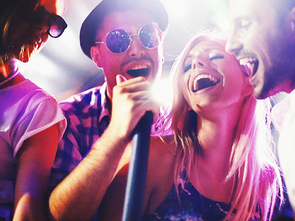 Karaoke with the Strouds