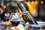 Wine Bottle and Glass