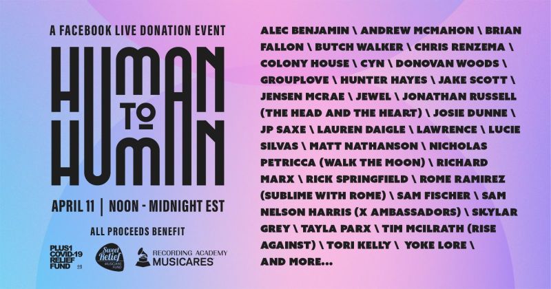 Human to Human Facebook Live Event Benefit